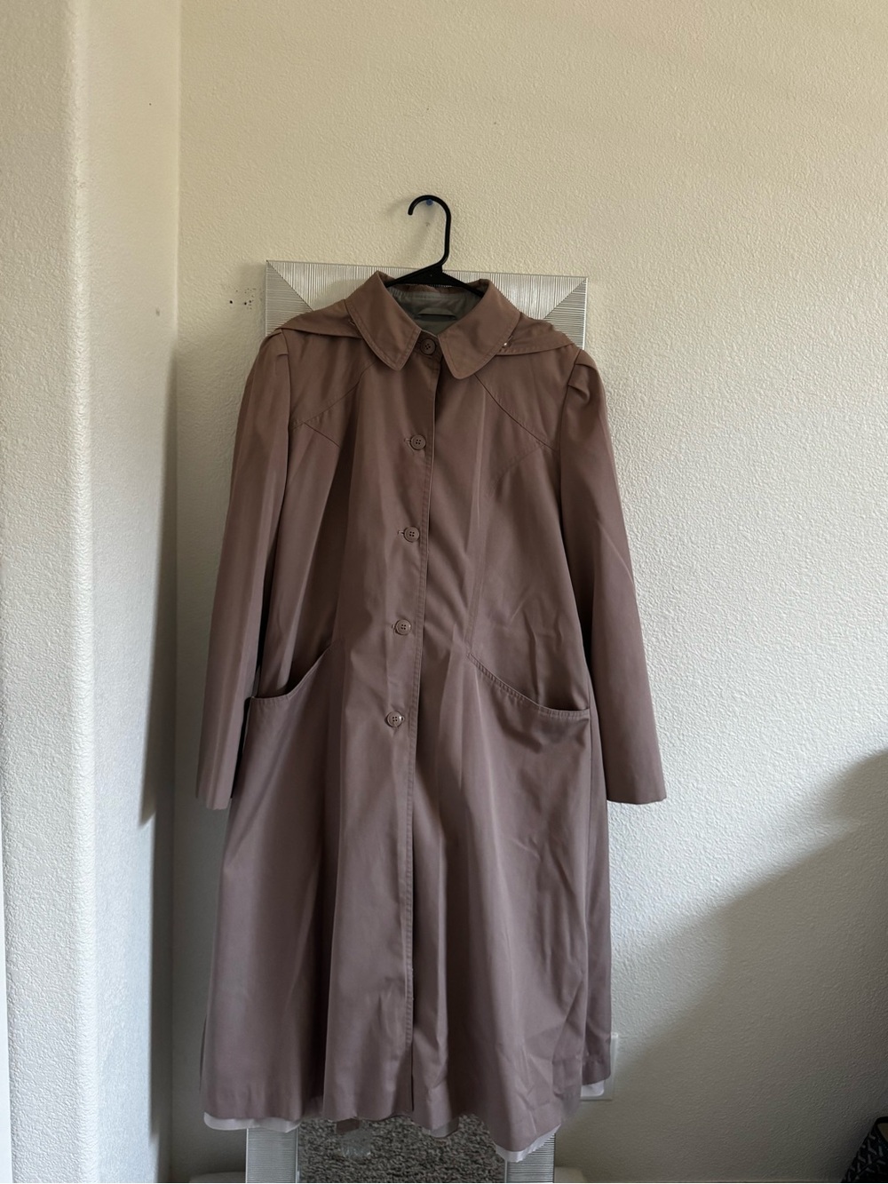 Women's MidiTrench Coat in Lavander